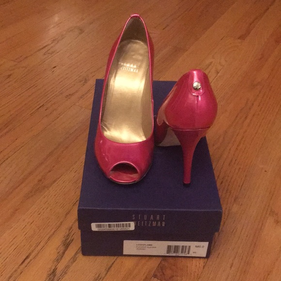 Stuart Weizmann Open Toe Pumps - Picture 3 of 7